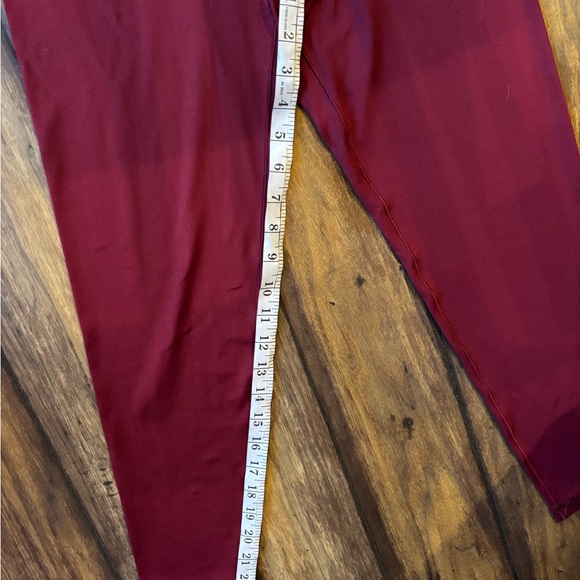 Like New Aerie Burgundy High Rise Leggings - Picture 3 of 5